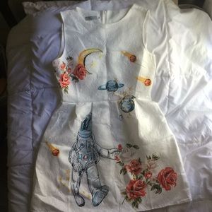 White Fit and Flare dress